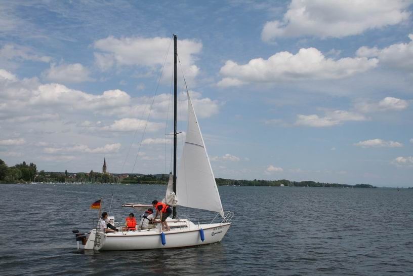 Das Leibniz Forschungsschiff auf dem Bodensee